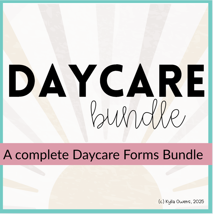 daycare business forms